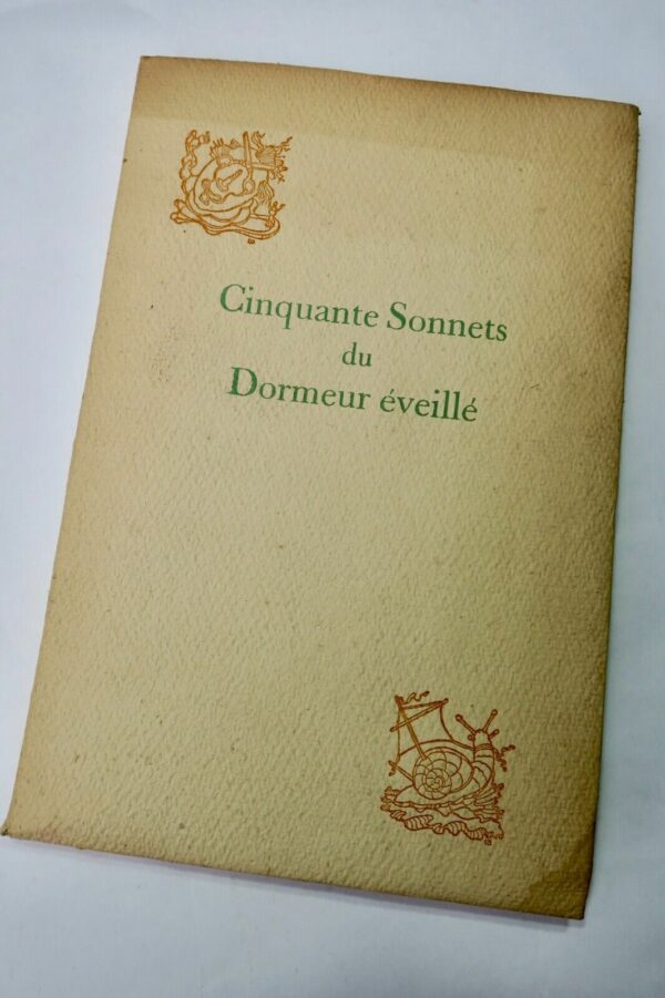 KLINGSOR (Tristan) Cinquante sonnets du Dormeur éveillé + dédicace – Image 3