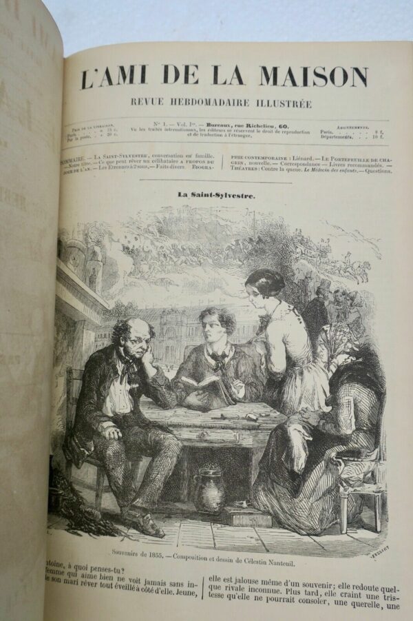 L'Ami de la maison, année 1856 complet – Image 6