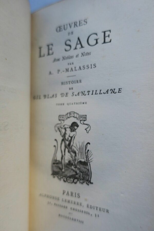 Le Sage Histoire de Gil Blas de Santillane 1877 – Image 9