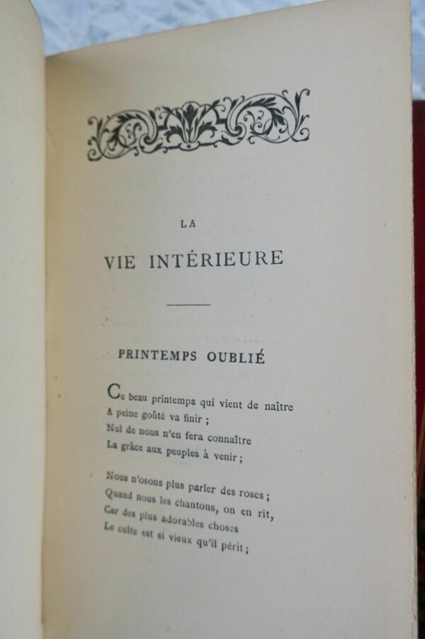 PRUDHOMME POÉSIES 1886-1879  lemerre – Image 6