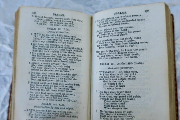 Psalms of David imitated in the language of the New Testament 1814 mini book – Image 6