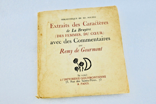 Remy de Gourmont commentaires Extrait des Caractères de La Bruyère 1921 Dufy – Image 3