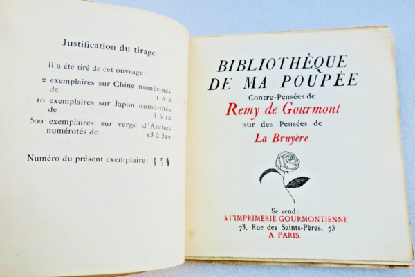 Remy de Gourmont commentaires Extrait des Caractères de La Bruyère 1921 Dufy – Image 7