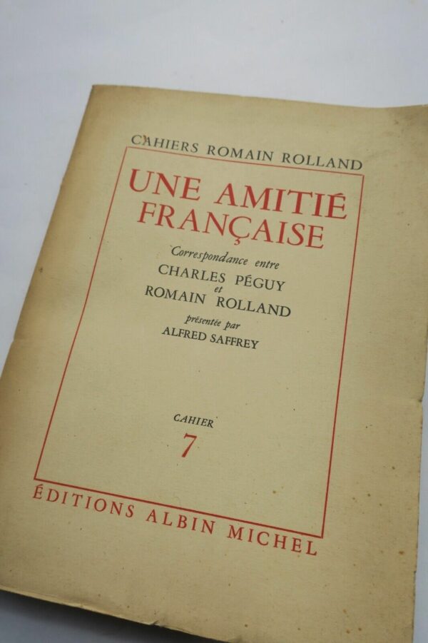 Rolland Romain / Saffrey Alfred a French Friendship + signing – Image 3