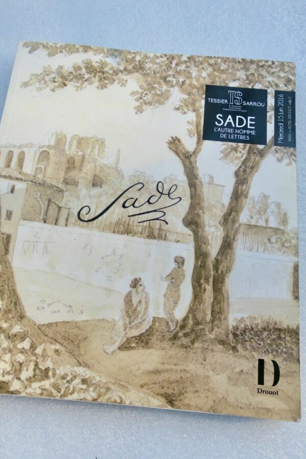 SADE Catalogue l'autre homme de lettres  2016