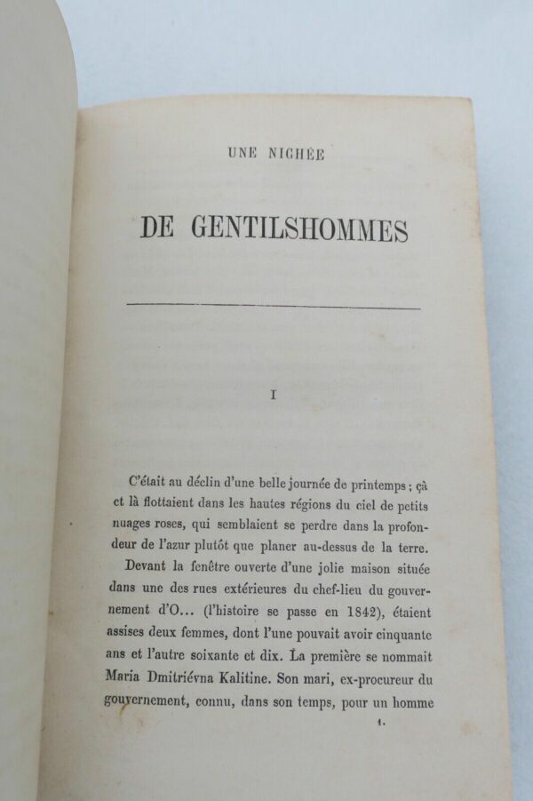 TOURGUENEF Une nichée de Gentilhommes HETZEL 1862 – Image 6