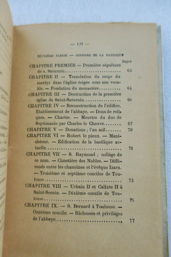 Toulouse Monographie de la basilique Saint-Sernin de Toulouse 1879 – Image 7