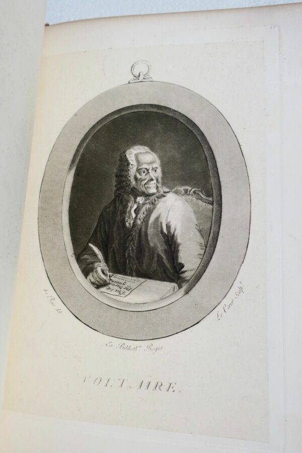 Voltaire 178 Portraits, Frontispize Kunstdrucke Auf Kupfer, Stahl, Radierungen – Image 7