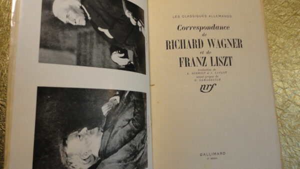 WAGNER (Richard) & LISZT (Franz). Correspondance 1943 – Image 3