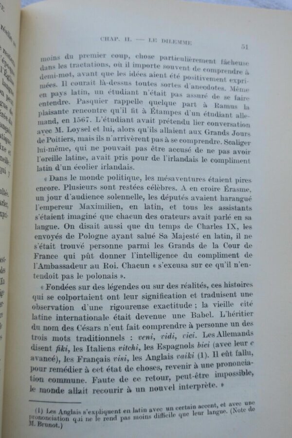 français Langue diplomatique moderne Etude critique.. 1924 – Image 5