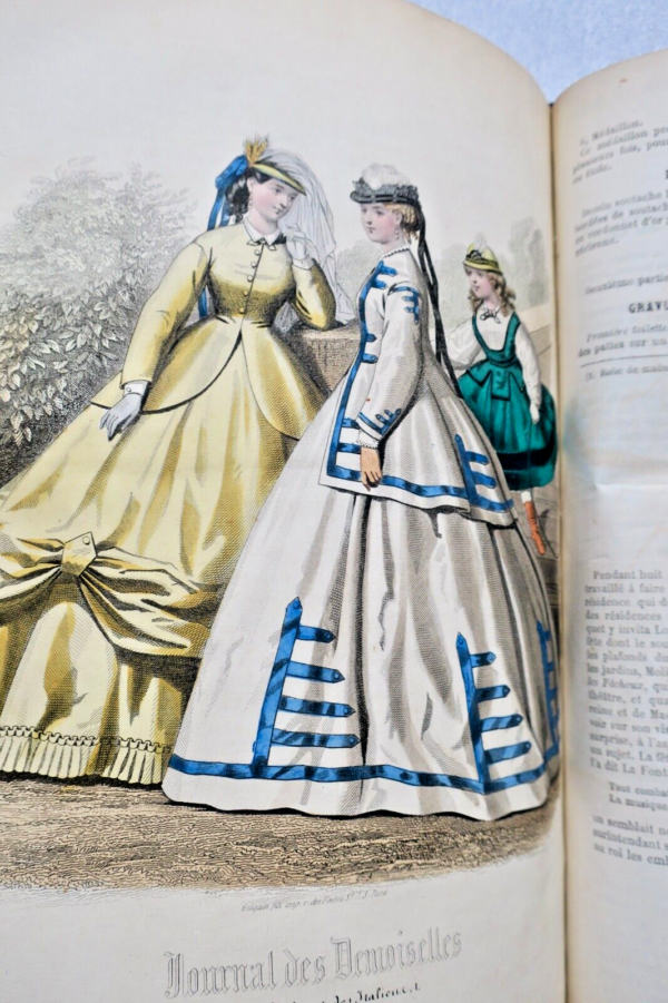 mode Journal des Demoiselles 1865 – Image 3