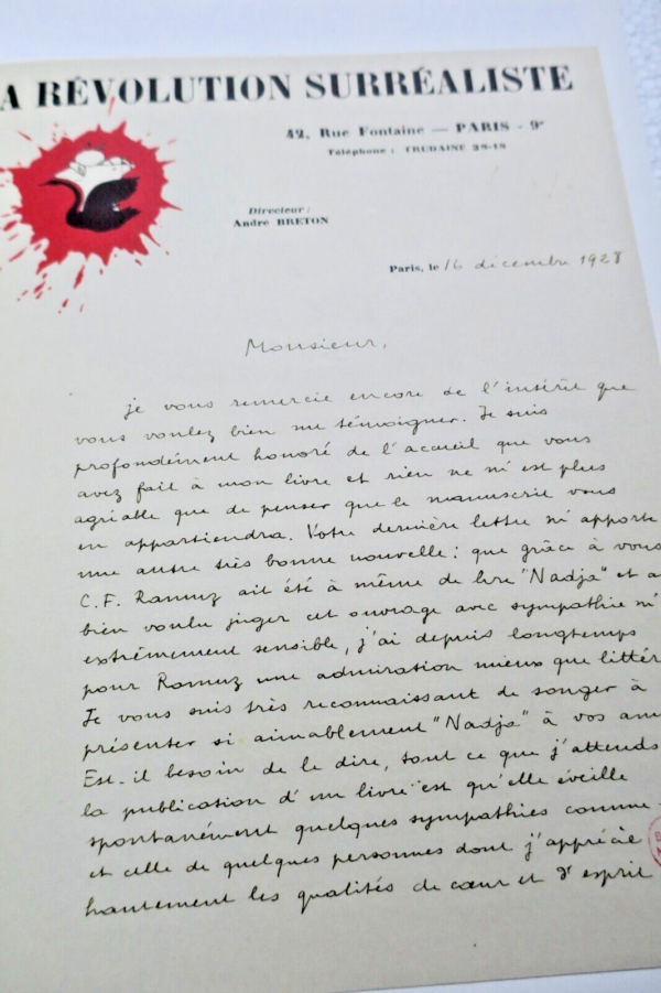 ANDRÉ BRETON Nadja manuscrit Gallimard 2019 – Image 14