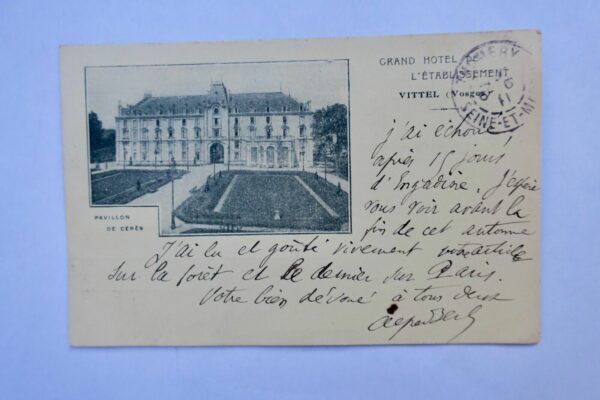 Alfred Berl carte autographe signée – Image 3