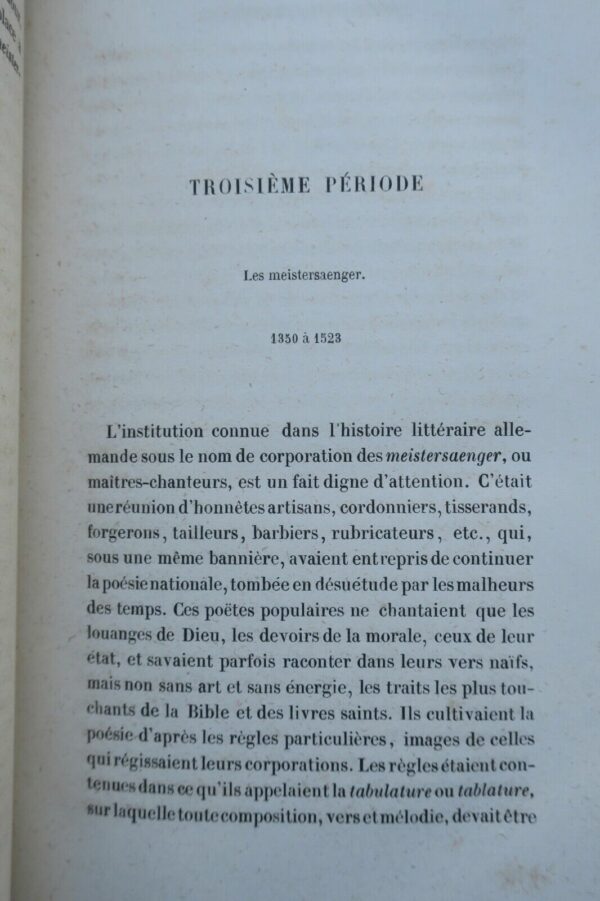 Allemagne Tableau de la littérature allemande - depuis l'établissement 1864 – Image 7