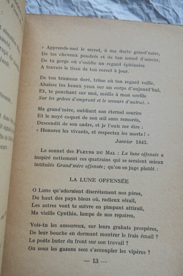 BAUDELAIRE CHARLES VERS RETROUVES (JUVENILIA - SONNETS) - MANOEL 1929 – Image 7