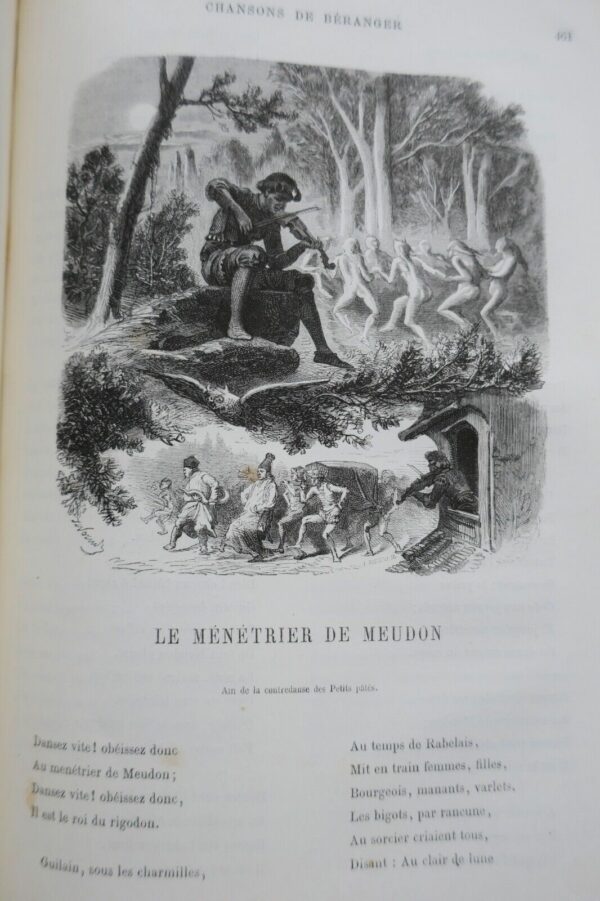 BERANGER CHANSONS DE P.J. DE Béranger 1866 – Image 6