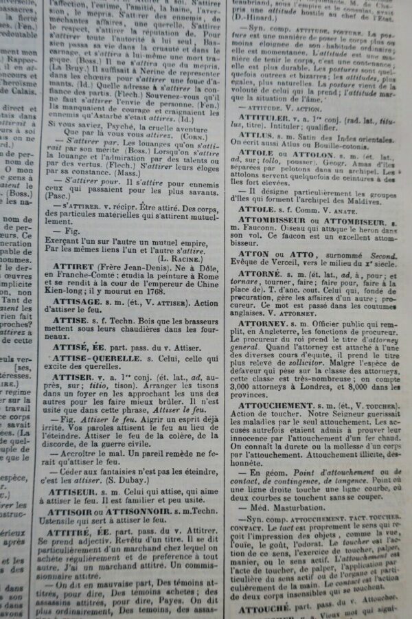 BESCHERELLE AÎNE M. Dictionnaire national 1857 en 3 volumes – Image 11