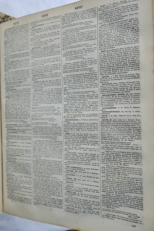 BESCHERELLE AÎNE M. Dictionnaire national 1857 en 3 volumes – Image 4