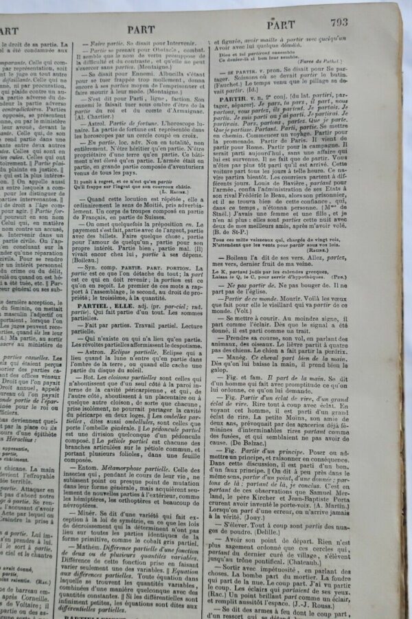 BESCHERELLE AÎNE M. Dictionnaire national 1857 en 3 volumes – Image 6