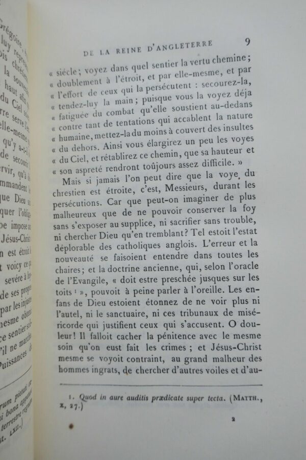 BOSSUET, Oraisons funèbres 1883 – Image 6