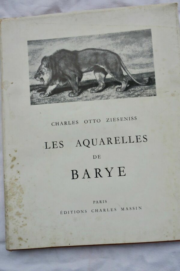 Barye Les Aquarelles de Barye. Etude critique et catalogue raisonné – Image 3