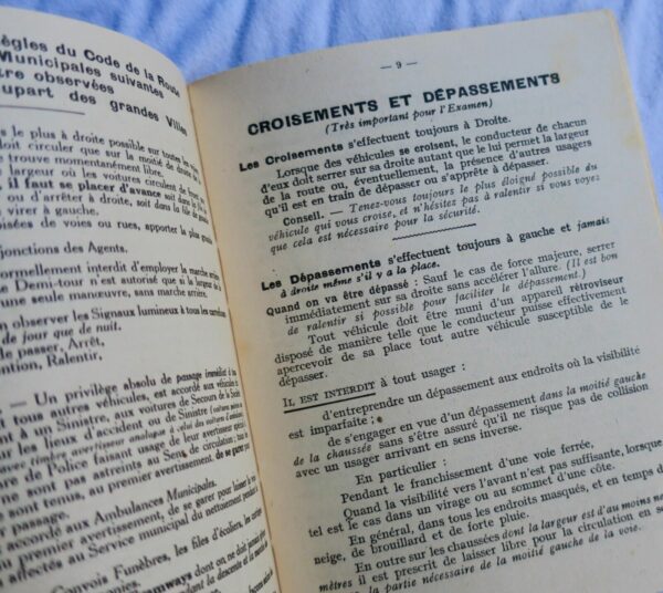 CODE nouveau code de la route, automobiles, motocyclettes, poids lourds... 1947 – Image 9