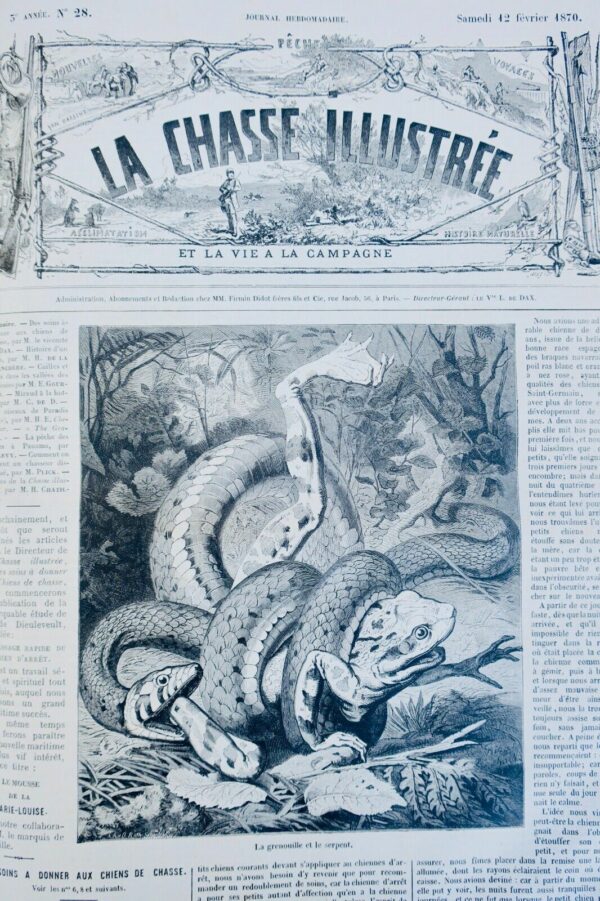 Chasse illustrée - Journal des plaisirs de la ferme et du château 1869-1870 – Image 12