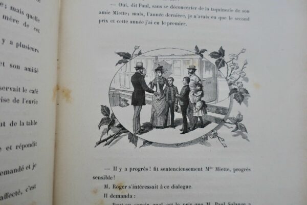 Desbeaux L'aventure de Paul Solange 1888 plat historié – Image 8