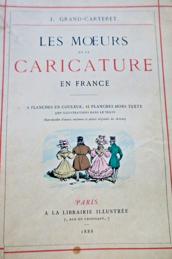 GRAND-CARTERET Les moeurs et la caricature en France 1888 – Image 3