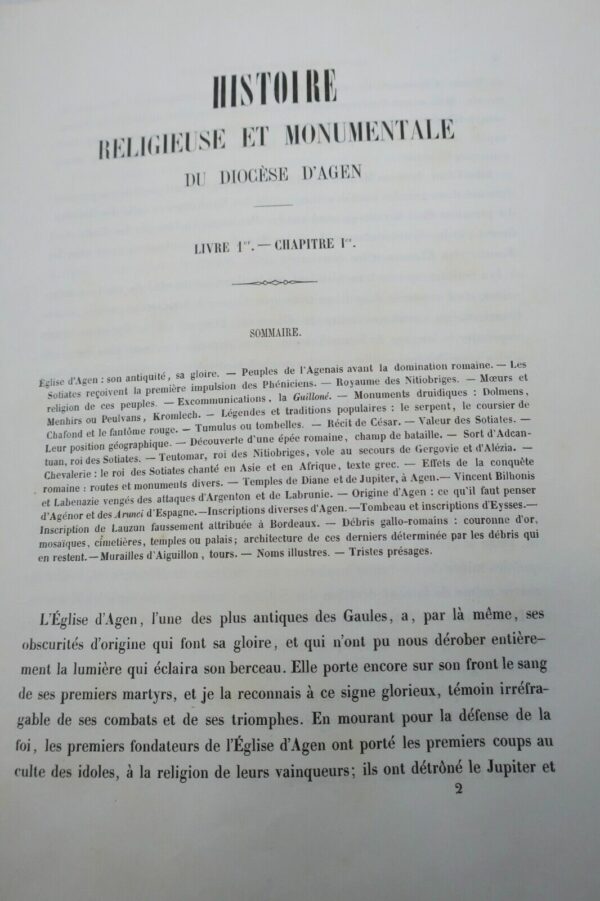 Gascogne Histoire Religieuse et Monumentale de la Gascogne depuis les Temps... – Image 8