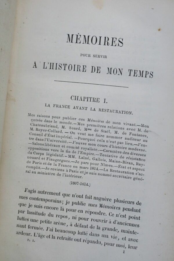 Guizot Mémoires pour servir a l'histoire de mon temps 1858 – Image 7