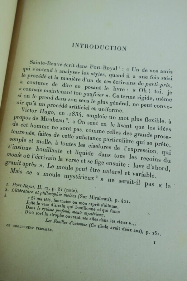 HUGO RYTHMES DANS L'ALEXANDRIN, dans la prose + dédicacé – Image 18