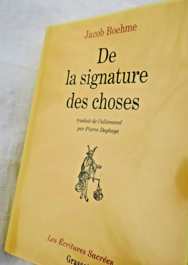 Jacob Boehme De la signature des choses