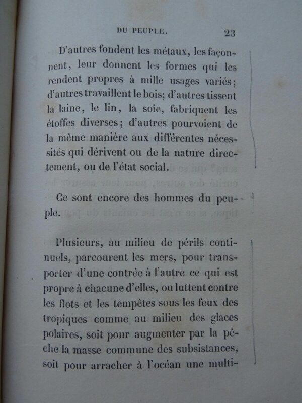 LAMENNAIS  Paroles d'un croyant Le livre du peuple 1838 – Image 5