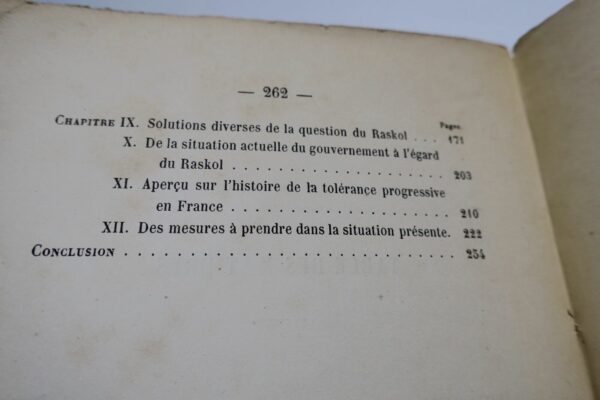 Le Raskol. Essai historique et critique sur les sectes religieuses en Russie ... – Image 6