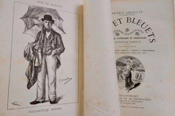 Legouvé Ernest Epis et bleuets souvenirs biographiques HETZEL – Image 4