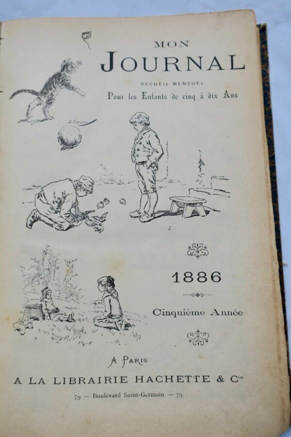 MON JOURNAL - RECUEIL MENSUEL POUR LES ENFANTS 1885-1887 – Image 10