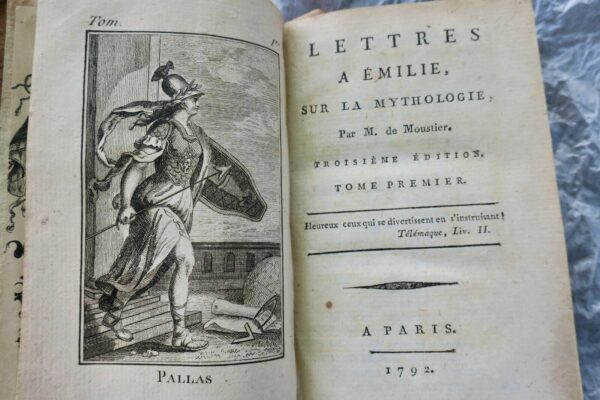 MOUSTIER M. DE LETTRES A EMILIE SUR LA MYTHOLOGIE 1792 – Image 7