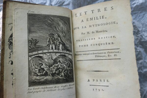 MOUSTIER M. DE LETTRES A EMILIE SUR LA MYTHOLOGIE 1792 – Image 10