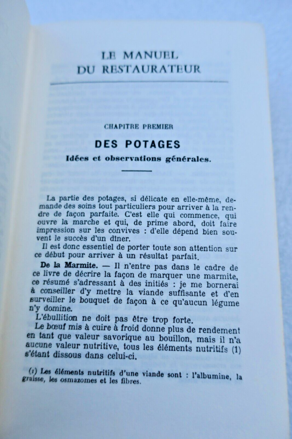 Manuel du Restaurateur. Résumé de Cuisine courante 2500  recettes 1941 – Image 8