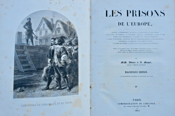 PRISONS DE L'EUROPE par Alboize & Maquet illustré 1845 – Image 11