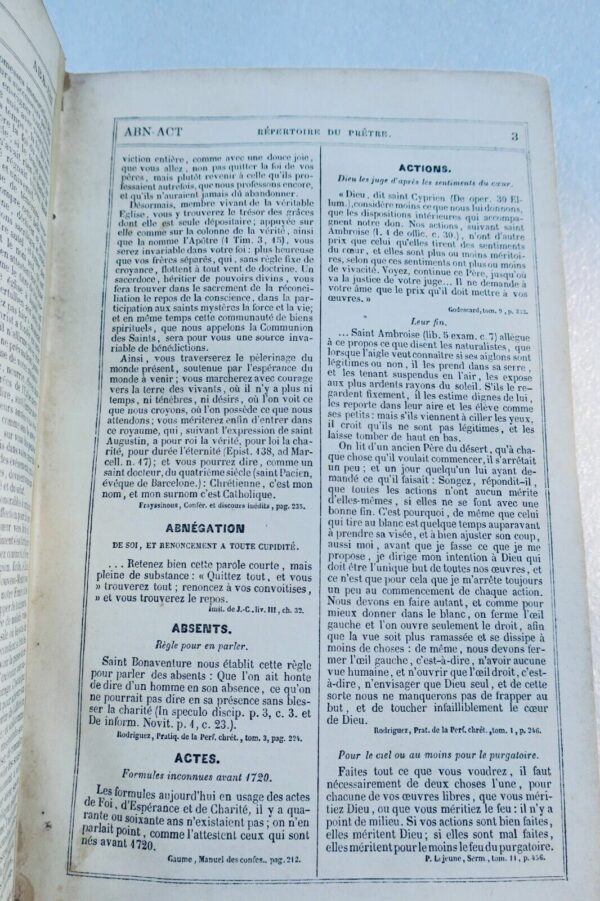 Prêtre MULLIER ABBE REPERTOIRE DU PRETRE, DESTINE A LUI FACILITER LA PREPARATION – Image 7