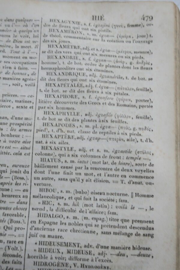 Roret Nouveau dictionnaire de la langue francaise 1832 – Image 5