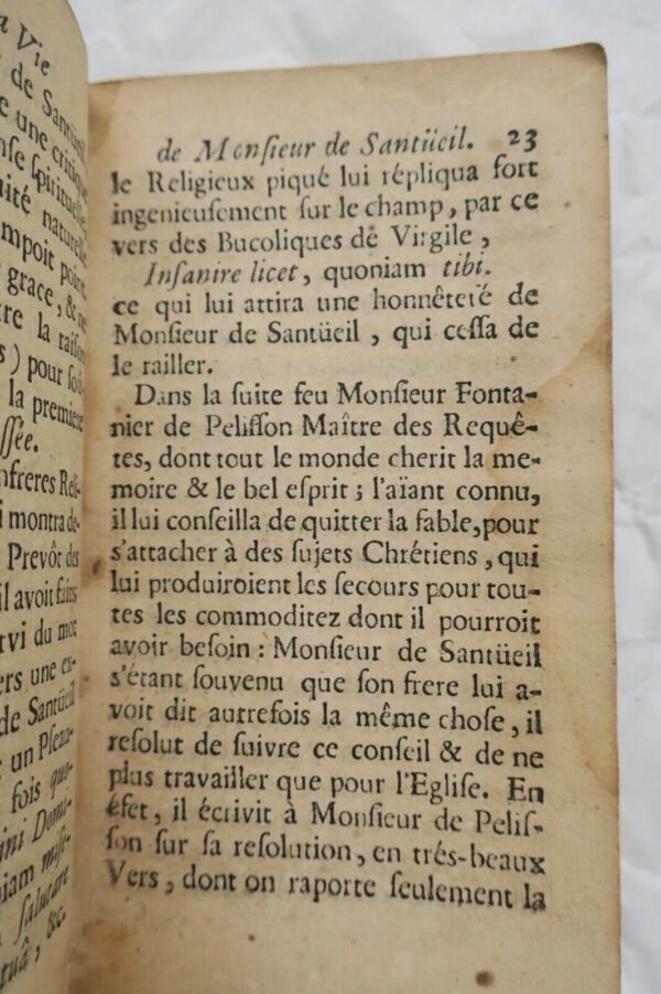 SANTEUILLIANA OU LES BONS MOTS DE MONSIEUR DE SANTEUIL 1710 – Image 7