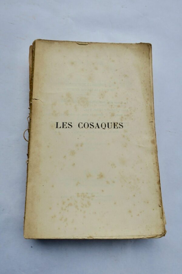 TOLSTOÏ. Comte Léon. Les cosaques. Souvenirs de Sébastopol. 1886 – Image 3