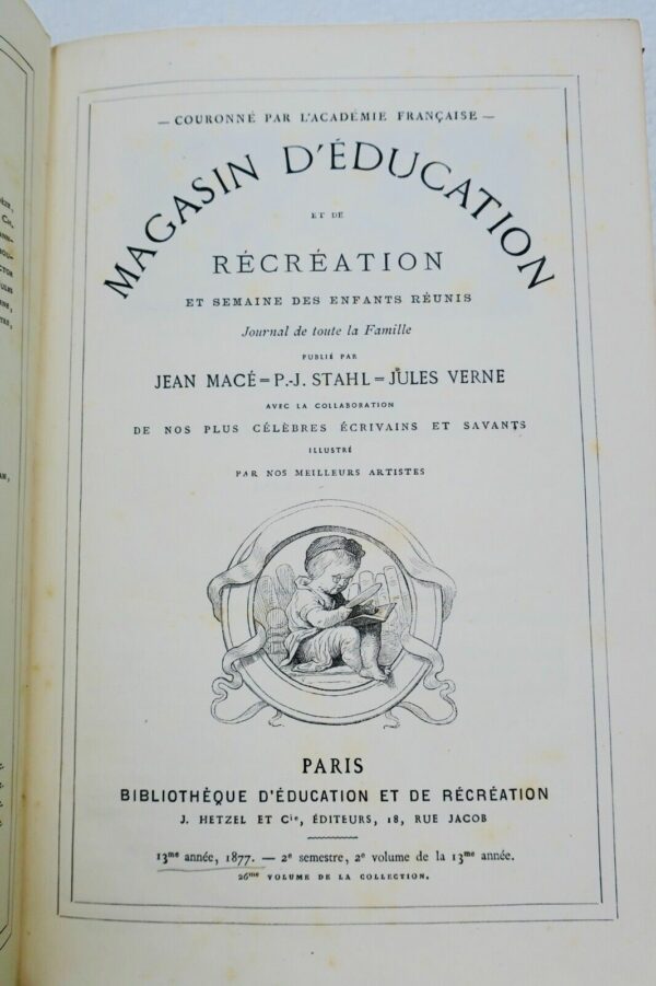 VERNE (Jules) MAGASIN D'ÉDUCATION et DE RÉCRÉATION 1877 – Image 8