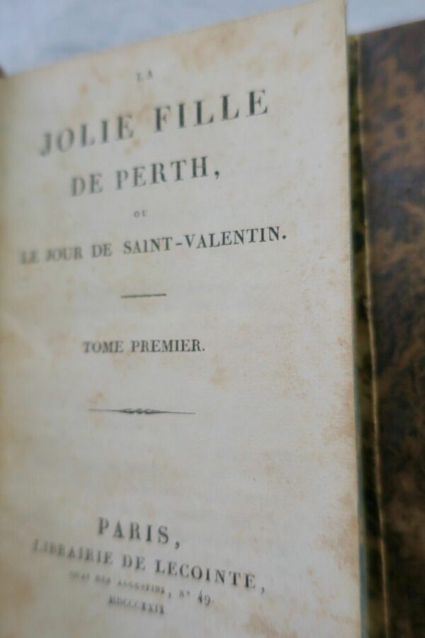 WALTER SCOTT La jolie fille de Perth 1829 – Image 5