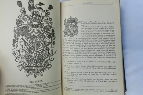 noblesse The Baronetage and Knightage of the British Empire 1882 – Image 7