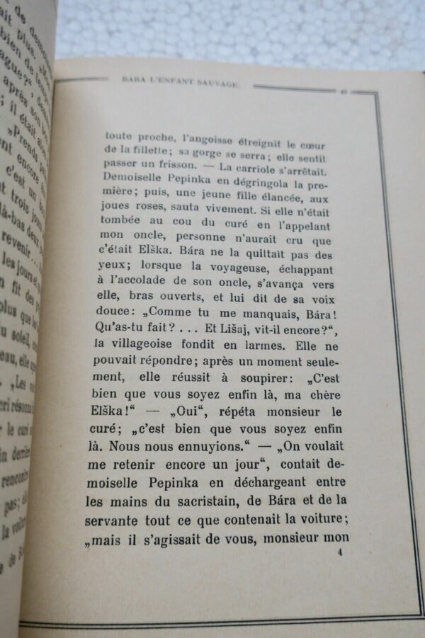 Bára L'enfant Sauvage. Traduit du tchéque par J. L. Chollet 1922 – Image 8