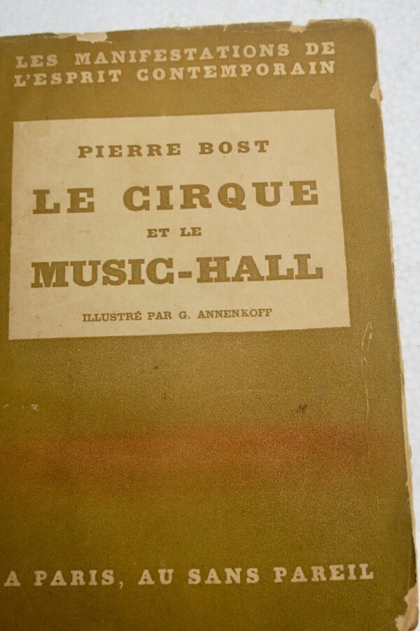 CIRQUE ET LE MUSIC-HALL. Illustré par G. Annenkoff Au Sans Pareil – Image 3